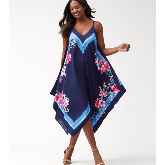Tommy Bahama Dresses & Skirts - Tommy Bahama Bellisima Blossoms Handkerchief Sundress size S/M